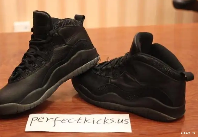black best Air Jordan X Authentic version Ovo 0601